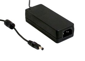 MEAN WELL GSM40A09-P1J AC/DC Power Supply, Medical, 1 Output, 40 W, 9 VDC, 4.45 A