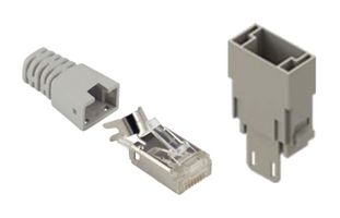ILME CX8J6MCX01J8M Modular Connector, RJ45 Plug, 1 x 1 (Port), 8P8C, Cable Mount