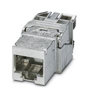 PHOENIX CONTACT 1417274 Modular Connector, RJ45 Jack, 1 x 1 (Port), 8P8C, Cat6a, IP20, Cable Mount