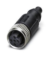 PHOENIX CONTACT 1529344 Circular Connector, Feedthrough Circular Connector, Cable Mount Receptacle, 5 Contacts