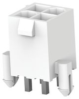 TE CONNECTIVITY 2825261-4 Rectangular Power Connector, 4 Contacts, VAL-U-LOK HCS, PCB Mount, Through Hole, 4.2 mm, Plug