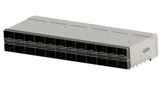 TE CONNECTIVITY 2-2349201-2 I/O Connector, 20 Contacts, Receptacle, zSFP+, Press Fit, PCB Mount