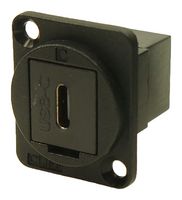 CLIFF ELECTRONIC COMPONENTS CP30201 USB Adapter, CSK Hole, USB Type C Receptacle, USB Type C Receptacle, FT