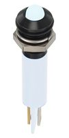 APEM Q8P1BXXW02E LED Panel Mount Indicator, White, 3.3 V, 8 mm, 20 mA, 1.6 cd, IP67