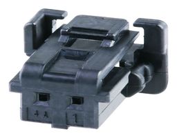 MOLEX 560123-0201 Connector Housing, Black, DuraClik 560123 Series, Receptacle, 2 Ways, 2 mm