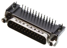 AMPHENOL COMMUNICATIONS SOLUTIONS L717SDB25P1ACH4F D Sub Connector, Standard, Plug, SD, 25 Contacts, DB, Solder