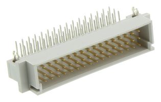 AMPHENOL COMMUNICATIONS SOLUTIONS 86093487313H55ELF DIN 41612 Connector, FCI 8609, 48 Contacts, Header, 2.54 mm, 3 Row, a + b + c
