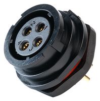 MULTICOMP PRO MP002723 Circular Connector, MP-T21, Panel Receptacle, Female Contacts, 4 Way, Bayonet, Solder, IP67, 30A