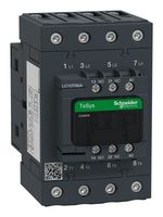 SCHNEIDER ELECTRIC LC1DT80AU7 Contactor, LC1D, DIN Rail, Panel, 690 VAC, 4PST-NO, 4 Pole