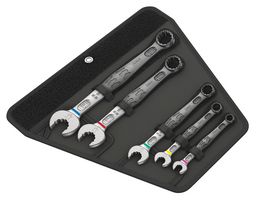 WERA 6003 JOKER 5 SET 1 Combination Ring Spanner Set with Robust Pouch, 5 Pieces