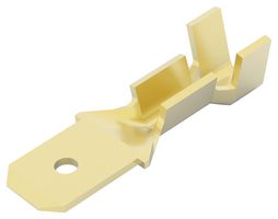 TE CONNECTIVITY - AMP 42490-4 Quick Disconnect Terminal, FASTON 187, Male Quick Disconnect, 4.75mm x 0.51mm, 0.187" x 0.02"