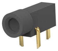 AMP - TE CONNECTIVITY 350180 Test Jack, 2.03mm Dia Test Plug, 1.37 mm, Black
