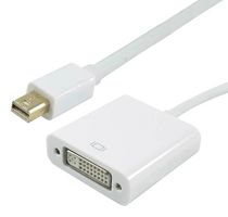 VIDEK 2409EMD DVI to VGA Audio / Video Adapter, Mini DisplayPort Plug, DVI Receptacle