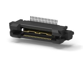 TE CONNECTIVITY - AMP 5767056-1 Stacking Board Connector, MICTOR, 38 Contacts, Header, 0.64 mm, Surface Mount, 2 Rows