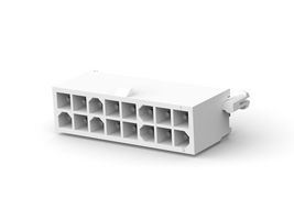 TE CONNECTIVITY - AMP 1-794075-0 Rectangular Power Connector, 16 Contacts, Mini Universal MATE-N-LOK 2, Through Hole Mount
