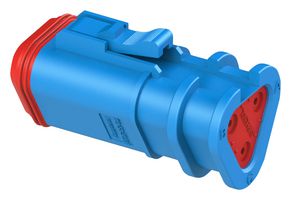 AMPHENOL SINE/TUCHEL AT06-3S-OMBLU Automotive Connector Housing, AT Series, Plug, 3 Ways