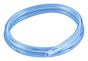 FESTO PUN-H-12X2-TBL Pneumatic Tubing, 12 mm, 8 mm, PU (Polyurethane), Transparent Blue, 10 bar, 50 m
