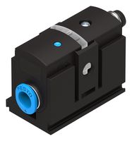 FESTO SDE5-V1-O-Q6E-P-M8 Pressure Switch, Relative, Push-In Connector, -1 bar, 0 bar, 1NO, 30 V