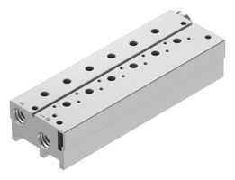 FESTO VABM-B10-20S-G14-6-P3 Manifold Block, 6 Outlet, G1/4, VABM Series, VUVS Solenoid Valves/VTUS Valve Manifold Assemblies