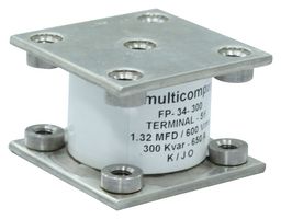 MULTICOMP PRO MP004053 Power Film Capacitor, Metallized PP, 1.2 µF, ± 10%, Induction Heating, Resonant Power Supplies