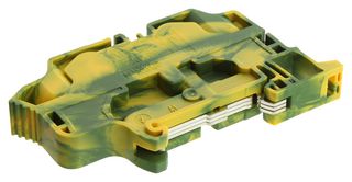 TE CONNECTIVITY - ENTRELEC 1SNK712150R0000 DIN Rail Mount Terminal Block, 2 Ways, 4 AWG, 16 mm², Clamp