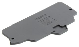 TE CONNECTIVITY - ENTRELEC 1SNK710910R0000 Accessory, Entrelec ZK10, ZK10-PE, ZK16 & ZK16-PE PI-Spring Terminal Blocks, End Section