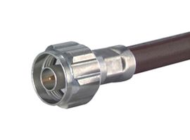 HUBER+SUHNER 11_N-50-7-61/133_NE RF / Coaxial Connector, N Coaxial, Straight Plug, Crimp, 50 ohm, Enviroflex 393, RG225/U, RG393/U