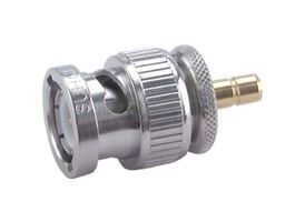 HUBER+SUHNER 33_BNC-SMB-50-2/1--_UE RF / Coaxial Adapter, BNC, Plug, SMB, Jack, Straight Adapter, 50 ohm