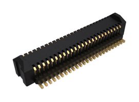 AMPHENOL COMMUNICATIONS SOLUTIONS 10156001-051100LF Mezzanine Connector, Header, 0.5 mm, 2 Rows, 50 Contacts, Surface Mount, Copper Alloy