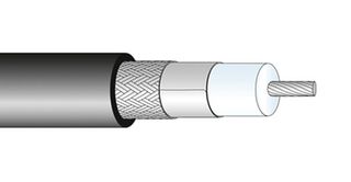 HUBER+SUHNER SPUMA_400-RS-FR Coaxial Cable, SPUMA 400-RS-FR, 10.25mm, 50ohm, 100m
