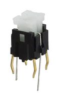 NIDEC COMPONENTS TR2-21-L5 Pushbutton Switch, TR Series, SPST, Off-(On), Plunger for Cap