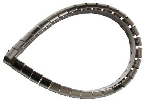 WURTH ELEKTRONIK 3851060 ShielDINg Gasket, Profile Strip, Beryllium Copper, L-406.4 mm, W-28.7 mm, D-10.4 mm, WE-CSGS Series
