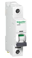 SCHNEIDER ELECTRIC A9F55150 Thermal Magnetic Circuit Breaker, Acti9 iC60H Series, 50 A, 1 Pole, 240 V, DIN Rail
