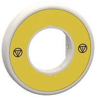 SCHNEIDER ELECTRIC ZBY9W2B140 Legend Ring, Illuminated, Harmony XB4 Series, 24 V, Red, 60 mm, E-Stop Switch