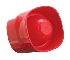 FULLEON 651012FULL-0057X Sounder, Red, 120 dBA, Multiple Tone, 96 mm, 28 VDC, IP66