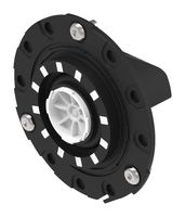 EAO 56-1520.0000 Pushbutton Switch, 56 Universal Series, 6PST, Round, Plastic, Panel Mount