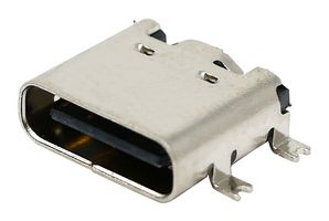 GCT USB4110-GF-A USB Connector, 5A, 48V, 240W, USB Type C, USB 2.0, Receptacle, 16 Ways, Surface Mount, Horizontal