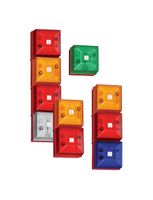 CLIFFORD AND SNELL 212899 Beacon, Flashing, Red, 91.5 mm, 24VDC