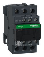 SCHNEIDER ELECTRIC LC1D25P7 Contactor, LC1D, 25 A, DIN Rail, Panel, 690 VAC, 3PST-NO, 3 Pole, 15 kW