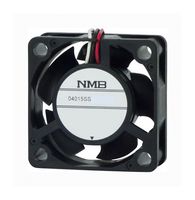 NMB TECHNOLOGIES 04015SS-24L-AA-00 DC Axial Fan, 24 V, Square, 40 mm, 15 mm, Sleeve Bearing, 5.7 CFM
