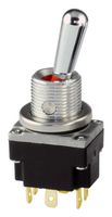 HONEYWELL 1TL1-7N Toggle Switch, SPDT, Non Illuminated, TL Series, Panel Mount, 15 A