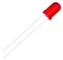 MULTICOMP PRO MP006836 LED, Red, Through Hole, T-1 3/4 (5mm), 20 mA, 1.9 V, 640 nm
