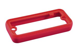 HAMMOND 1455UBRED Bezel, Open, Red, Extruded Aluminium Enclosure, Metal