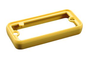 HAMMOND 1455UBY-10 Bezel, Open, Yellow, Extruded Aluminium Enclosure, Metal