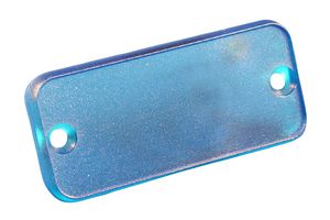 HAMMOND 1455DPLTBU Bezel, Closed, Blue, Extruded Aluminium Enclosure, Plastic