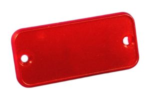 HAMMOND 1455UPLTRD-10 Bezel, Closed, Translucent Red, Extruded Aluminium Enclosure, Plastic
