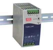MEAN WELL TDR-240-48 AC/DC DIN Rail Power Supply (PSU), Laboratory Equipment, 1 Output, 240 W, 48 VDC, 5 A