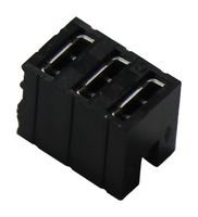 SAMTEC MNT-103-BK-T Jumper (Busbar), Shunt, Shunt, TSW, MTSW, TLW, DW, EW, ZW, HW, & TSM Series Headers, 3 Ways