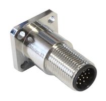 BULGIN LIMITED PXMBNI12FLM17AFLFFL001 Sensor Cable, M12 Plug, Free End, 17 Positions, 100 mm, 3.9 ", Buccaneer M12 Series