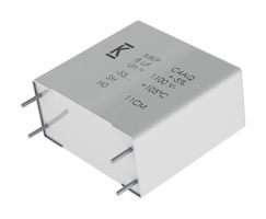 KEMET C4AQIEW6100A3BJ Power Film Capacitor, Metallized PP, Radial Box - 4 Pin, 100 µF, ± 5%, DC Link, Through Hole
